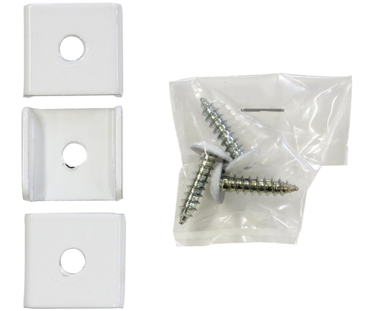 壁面収納　Dulike　デュライク　1×4材4枚用　棚パネル　白　606×372mm 白い棚パネルが壁に取り付けられ、シンプルでスリムなデザインが前面に強調されている様子。