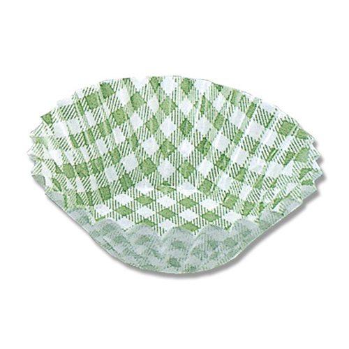 UACJ製箔 おかずケース 7号深口 緑チェック 1本(250枚入)画像