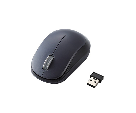 3ボタンBlueLED無線マウス　ブラック画像