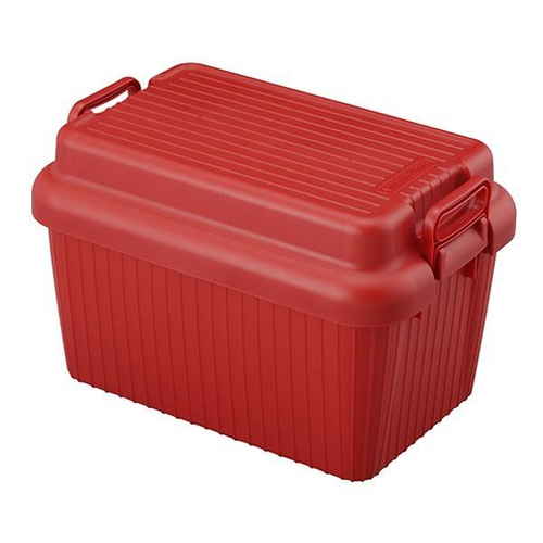 収納ボックス 座れる 幅59×奥行39×高さ38cm べリアスボート M レッド画像