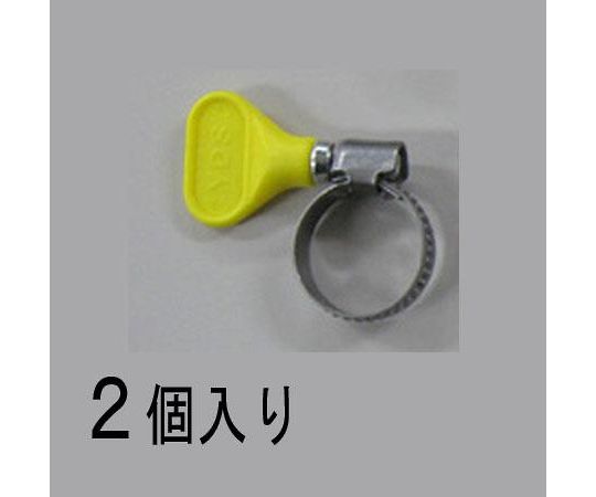 12- 22mm 手締めホースｸﾗﾝﾌﾟ(ｽﾃﾝﾚｽ製/2個)画像