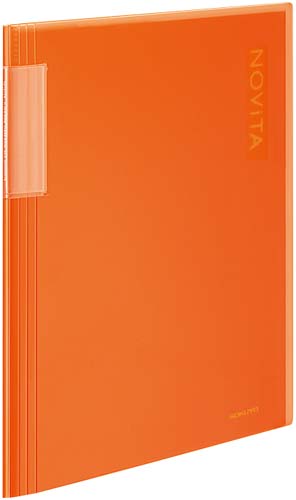 ノビータ　クリアカラー　Ａ４縦　２０Ｐ　橙１０冊画像