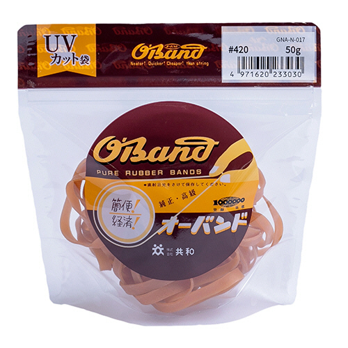 ｵｰﾊﾞﾝﾄﾞ #420 内径101.5mm 50g入 透明袋 1袋画像