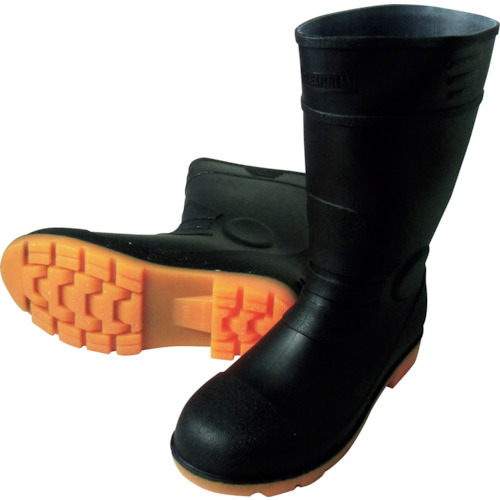 喜多安全PVC長靴ﾌﾞﾗｯｸ27.0 1足画像