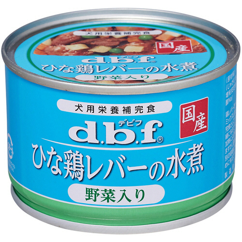 dbf ひな鶏ﾚﾊﾞｰの水煮 野菜入り 150g 1ｾｯﾄ(6缶)画像