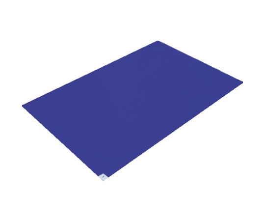 粘着クリーンマット 600×450mm ブルー 1シート 30枚入