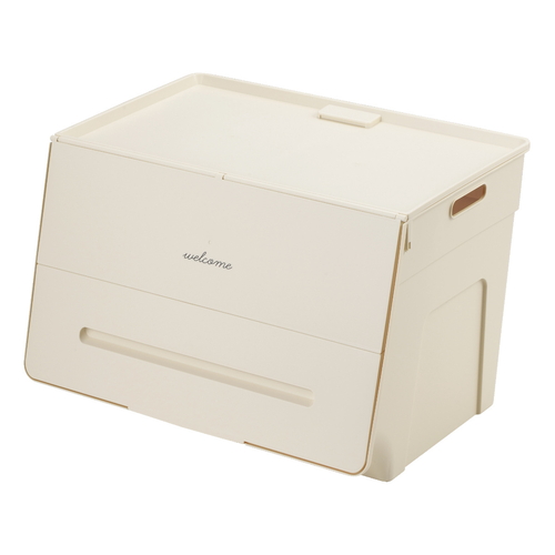 収納ボックス ソイカラーズ アイボリー画像