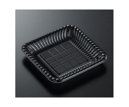 オードブル容器 PDプレート K20-20 黒内 身 1200枚画像