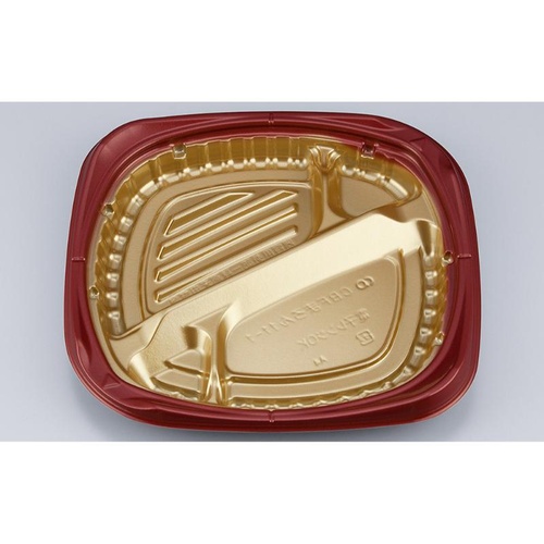 シーピー化成 弁当容器 CBFまろん11-1 GR 本体画像