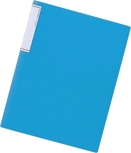 ＴＥＦＦＡクリヤーブック（スリム）Ａ４縦１０Ｐ青画像
