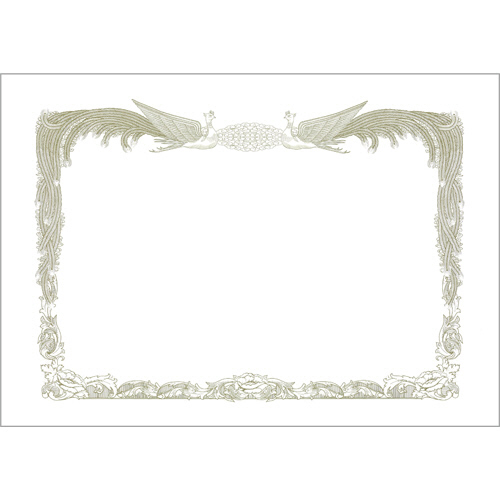 賞状枠用紙 A5ﾖｺ 1冊(10枚)