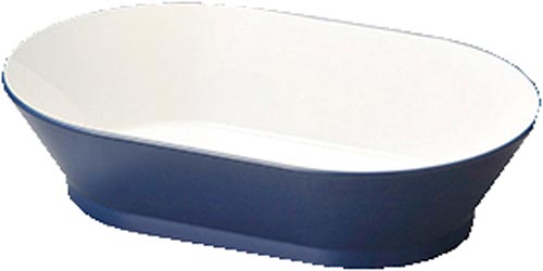 Ｈｉｌｌ　カレー皿　インディゴ　１個画像