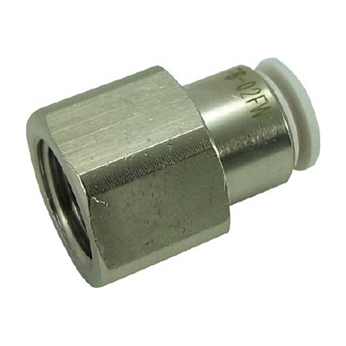 ﾀｯﾁｺﾈｸﾀｰﾌｧｲﾌﾞ ﾌｨﾒｲﾙｺﾈｸﾀｰ W(白)8mm･RC1/4 1個画像