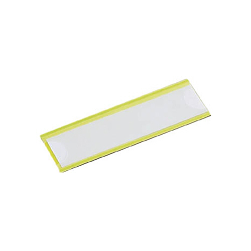 ﾏｸﾞﾈｯﾄ式見出しﾌﾟﾚｰﾄ 幅80×長さ25mm 黄 1ﾊﾟｯｸ(10枚)画像