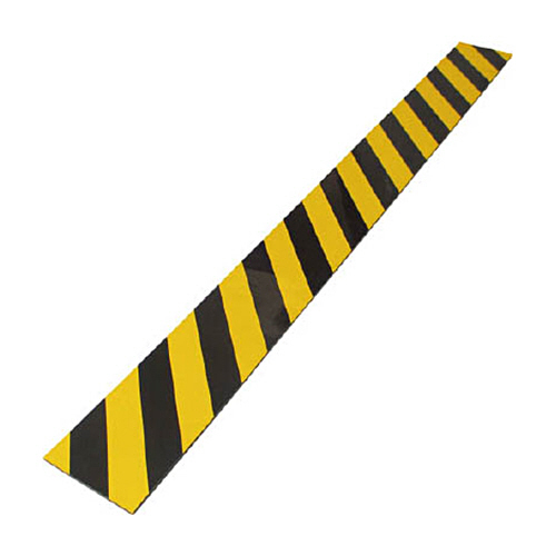 ｴﾙ日昌 反射ﾄﾗｸｯｼｮﾝ 8mm×100mm×1m 黄/黒 1枚画像