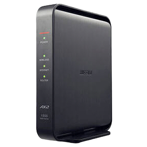 AirStation 無線LAN親機 11ax/ac/n/a/g/b 1201+300Mbps ﾌﾞﾗｯｸ 1台