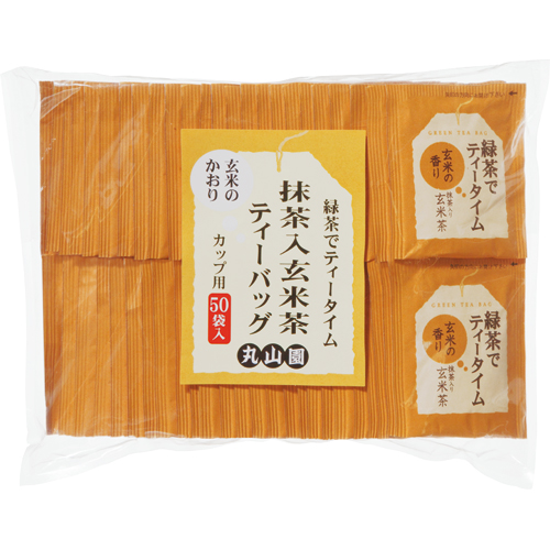 緑茶でﾃｨｰﾀｲﾑ 抹茶入玄米茶ﾃｨｰﾊﾞｯｸﾞ 1袋(50ﾊﾞｯｸﾞ)