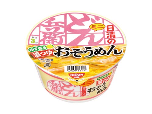日清のどん兵衛　温つゆおそうめんミニ