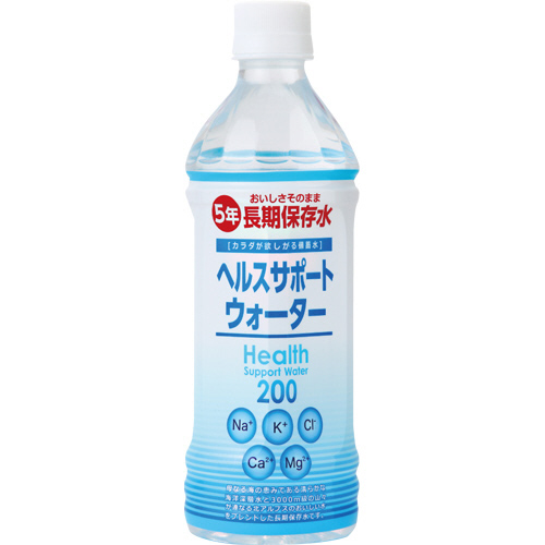 5年保存ﾍﾙｽｻﾎﾟｰﾄｳｫｰﾀｰ 500ml ﾍﾟｯﾄﾎﾞﾄﾙ 1ｾｯﾄ(24本)画像