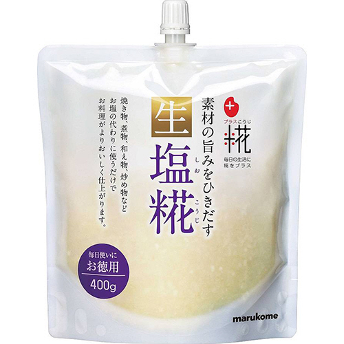 ﾌﾟﾗｽ糀 生塩糀 お徳用 400g 1ﾊﾟｯｸ
