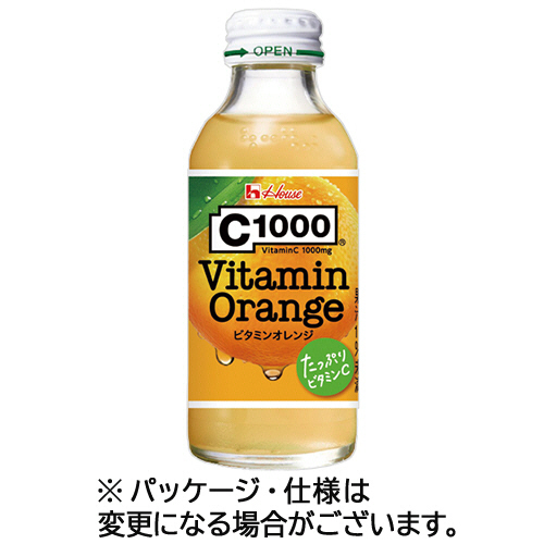 C1000 ﾋﾞﾀﾐﾝｵﾚﾝｼﾞ 140mL 瓶 1ｾｯﾄ(60本:30本×2ｹｰｽ)画像