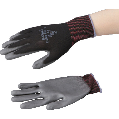 ﾊﾟｰﾑﾌｨｯﾄ手袋 ﾌﾞﾗｯｸB0500S 1双画像