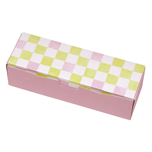 ルミアサービス箱３個　格子　わかくさ色画像