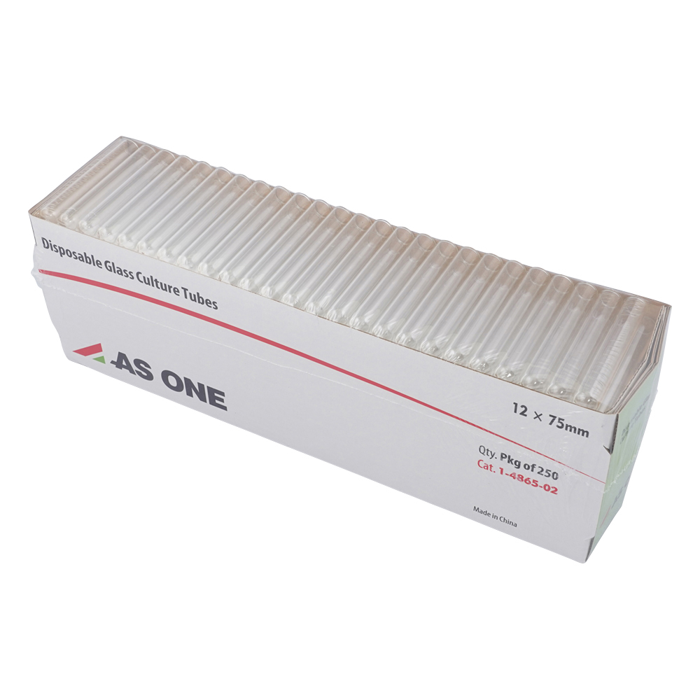テストチューブ　5mL　胴径Φ12×全長75mm　1ケース（250本/箱×4箱入）画像
