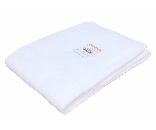 大判バスタオル 無撚糸カラー 70×140cm WHITE 1セット（10枚入）画像