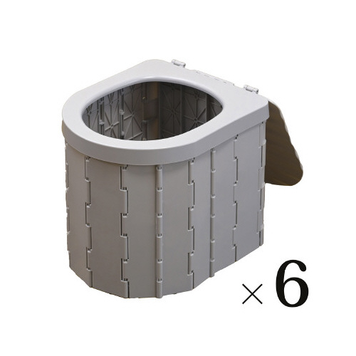 折り畳み瞬間設置トイレ　６個入