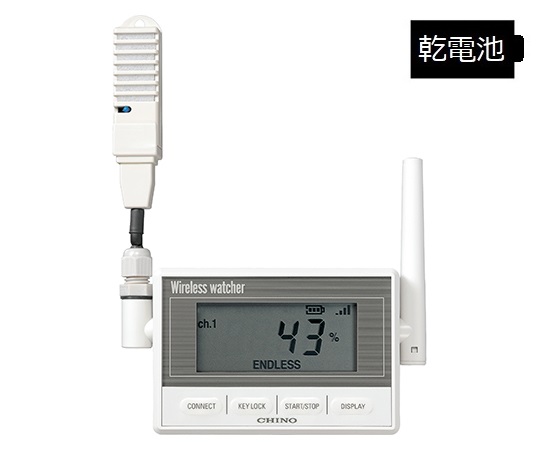 ワイヤレス ウォッチャ（監視機能付き無線ロガー）（温湿度センサ直付け）　単３電池画像