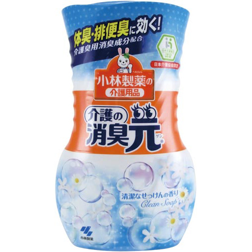 介護の消臭元　清潔なせっけんの香り　４００ｍｌ×４画像