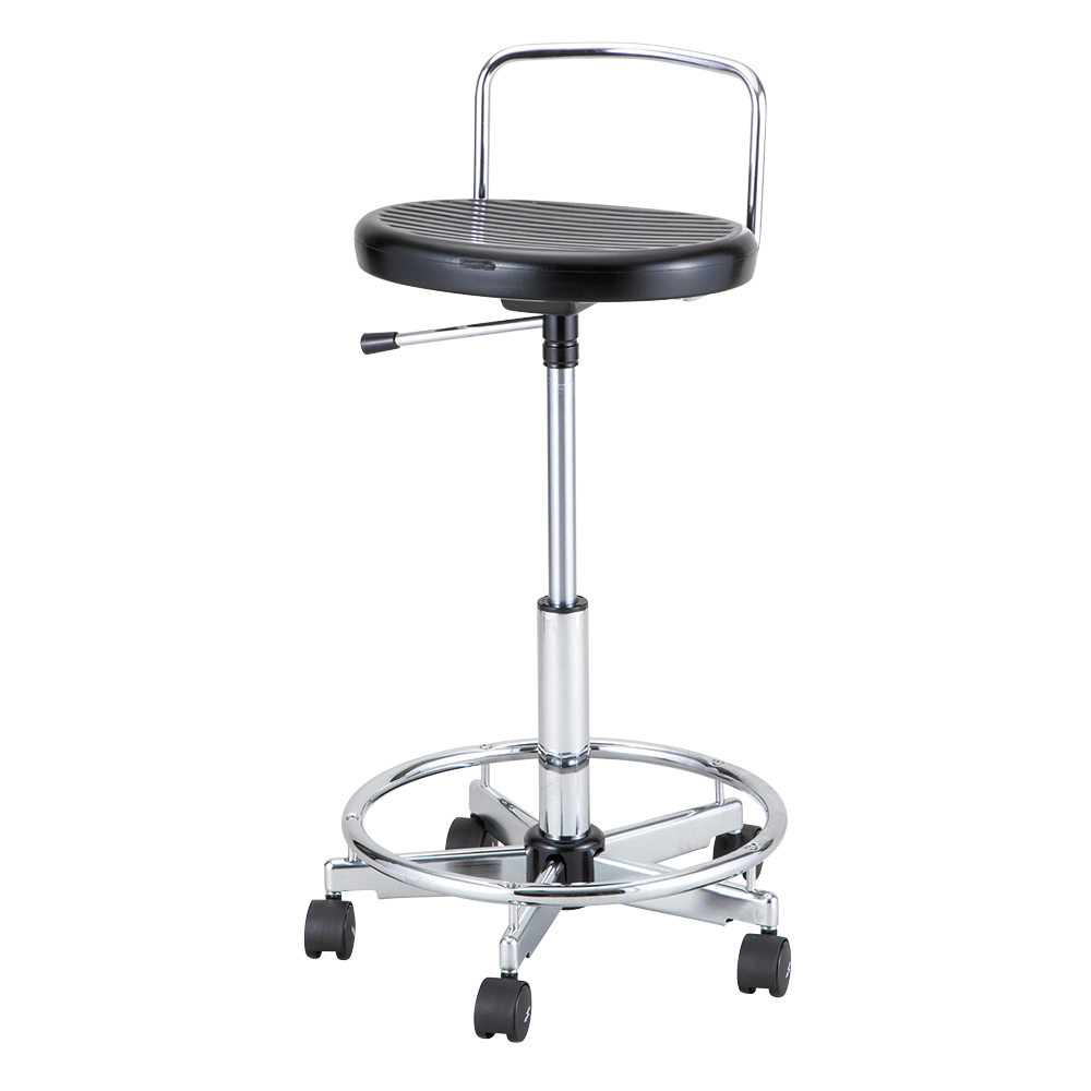 クリーンルーム用チェアー 背有り リング有り