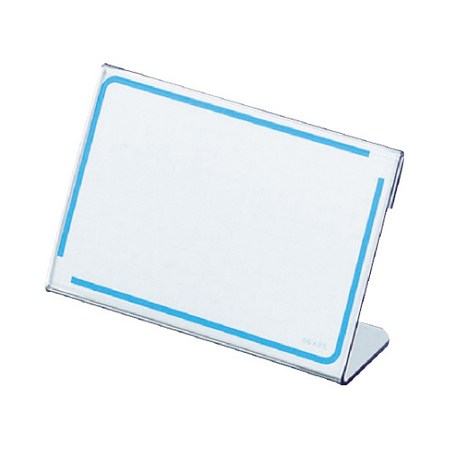 カード立てＬ型再生ＰＥＴ板　５６×８５画像