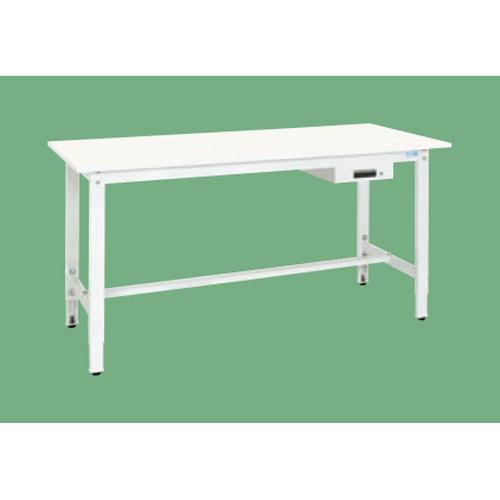 軽量高さ調整作業台（抗ウイルス天板・キャビネット１段付）　ＴＫＫ８－１８９ＡＶＰＷ画像