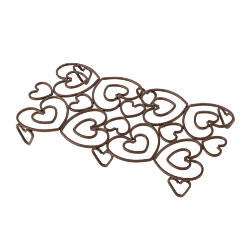 花台 のせるんですハート 角49cm ブロンズ画像