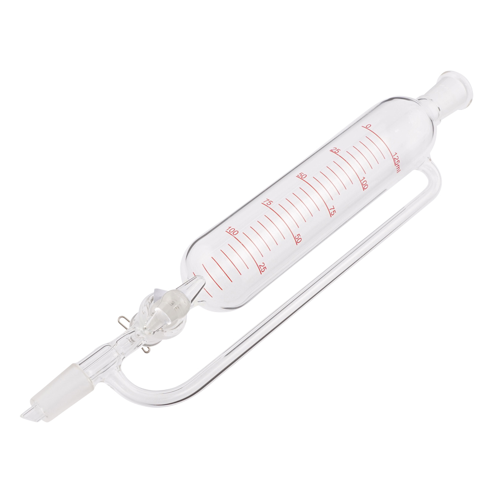 円筒分液ロート（平衡型・ガラスコック）　125mL画像