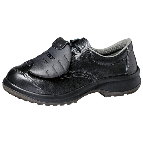 JIS規格 安全靴 ﾌﾟﾚﾐｱﾑ ﾊｲ･ﾍﾞﾙﾃﾞ PRM212 甲ﾌﾟﾛﾃｸﾀ付 ﾌﾞﾗｯｸ 24.5cm 1足画像