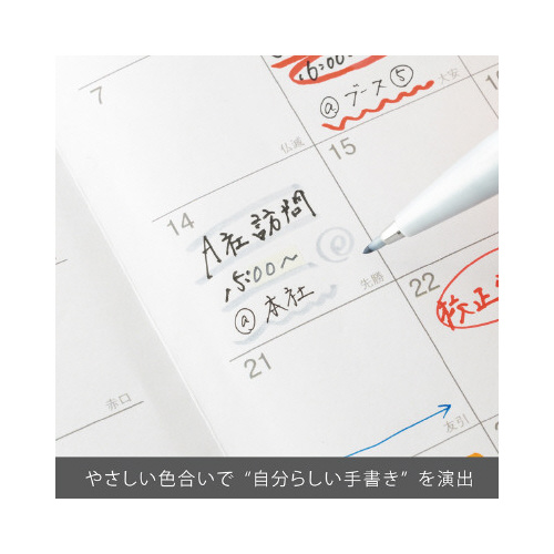 筆タッチサインペン　ライトグレー　10セット しっかりしたバリエーションで並べられたペンのグレーの色合い
