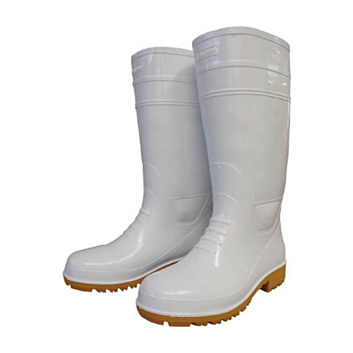 福山ｺﾞﾑ 耐油長靴先芯入り ｶﾞﾛｱ#1ﾎﾜｲﾄ3L 1足画像