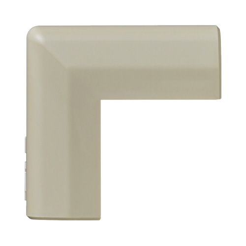 LD-GAF1M用接続ユニット 出ズミ 白茶 上面が見える状態でパッケージに入った接続ユニット