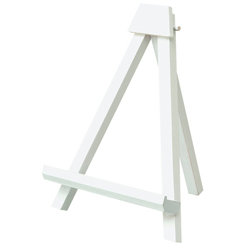 木製ｲｰｾﾞﾙ 卓上ﾀｲﾌﾟ SSｻｲｽﾞ ﾎﾜｲﾄ 1ｾｯﾄ(10個)画像