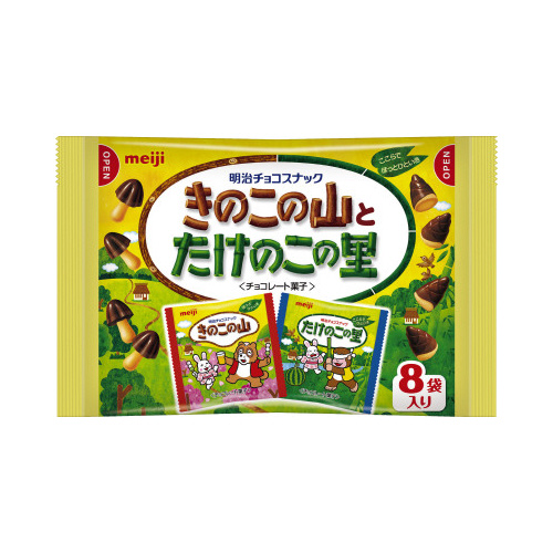 きのこの山とたけのこの里８袋入×３画像