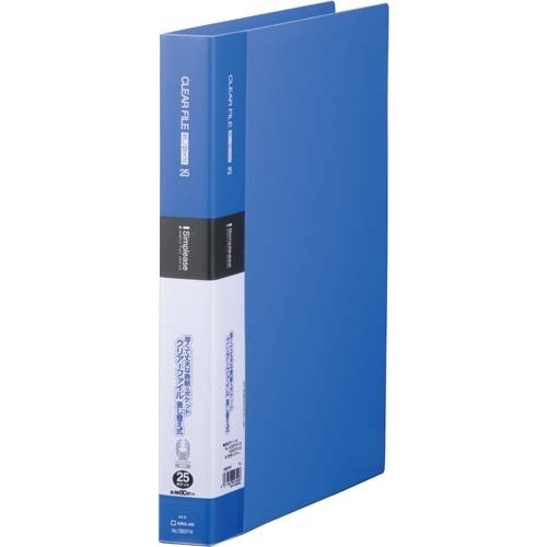 シンプリーズクリアーＦ差替式青Ａ４縦背幅３６ｍｍ画像