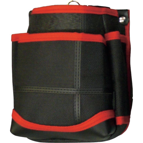 武尊魂 2段 腰袋 黒/赤 1個画像