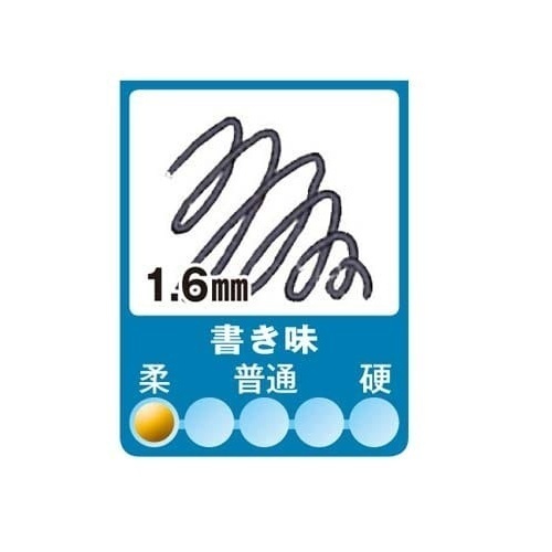 ノック式タプリクリップボールペン1.6mm赤10本 鮮やかな赤色のボールペンが並んでいる様子