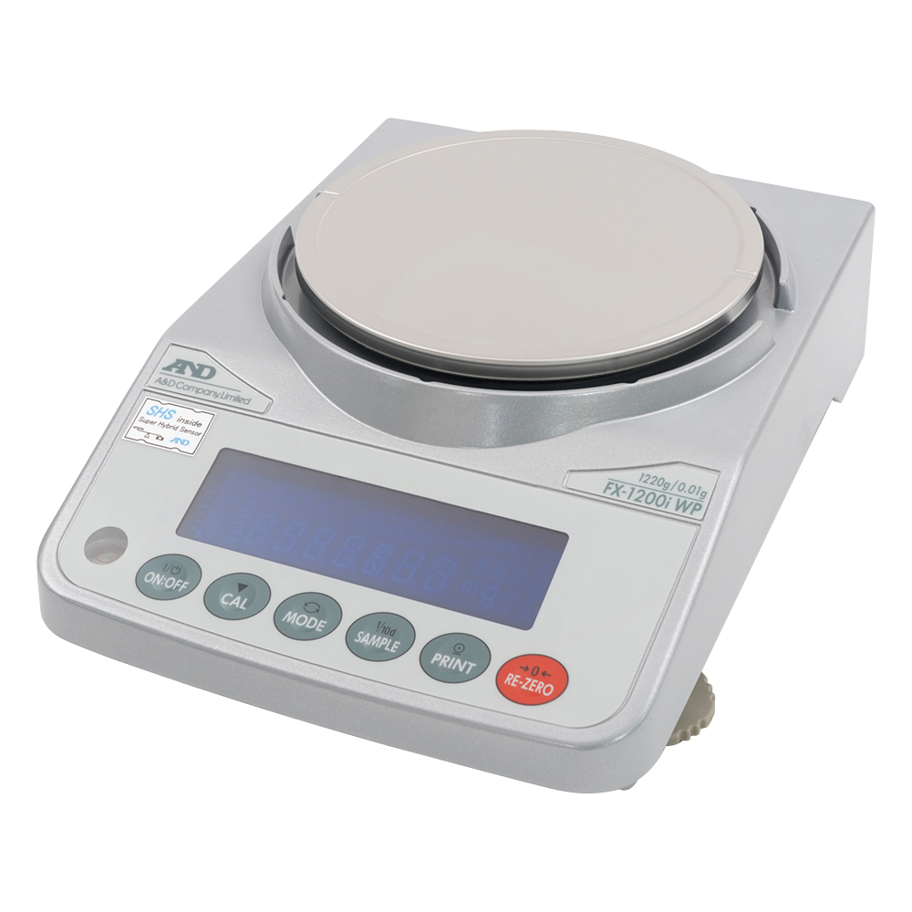 防塵・防水型電子天びん FX-iWPシリーズ ひょう量:1220g 最小表示:0.01g画像