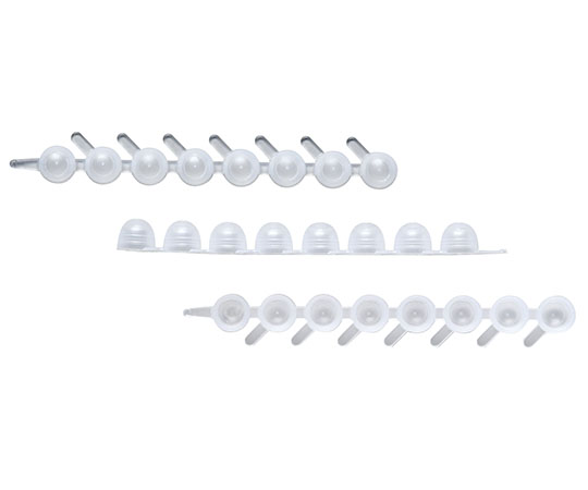 QSP マイクロテストチューブ1.2mL用8連キャップ 1箱（96本×10パック入）画像