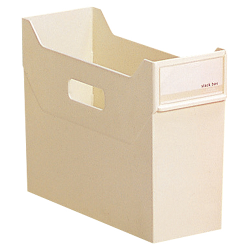 ﾘｸｴｽﾄ ｽﾀｯｸﾎﾞｯｸｽ A4ﾖｺ 背幅117mm 白 1個画像