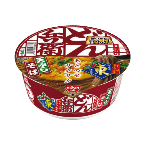 日清のどん兵衛　天ぷらそば　東日本版　１２個入画像